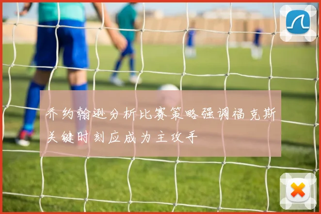 乔约翰逊分析比赛策略强调福克斯关键时刻应成为主攻手